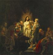 The Incredulity of St Thomas, Rembrandt Peale